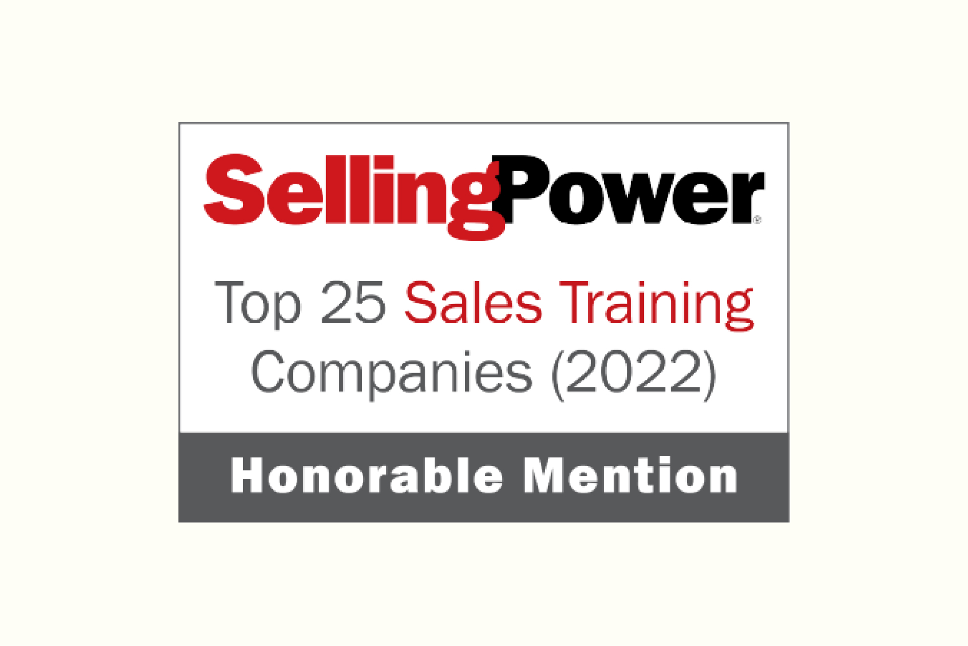 Top 25 sales training companies 2022