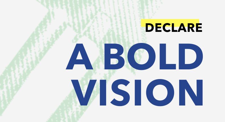 declare a bold vision